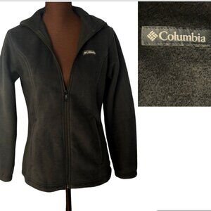 Columbia Black Jacket, Unisex Coat, Embroidered, Size Small, Full Zip-Up, NEW